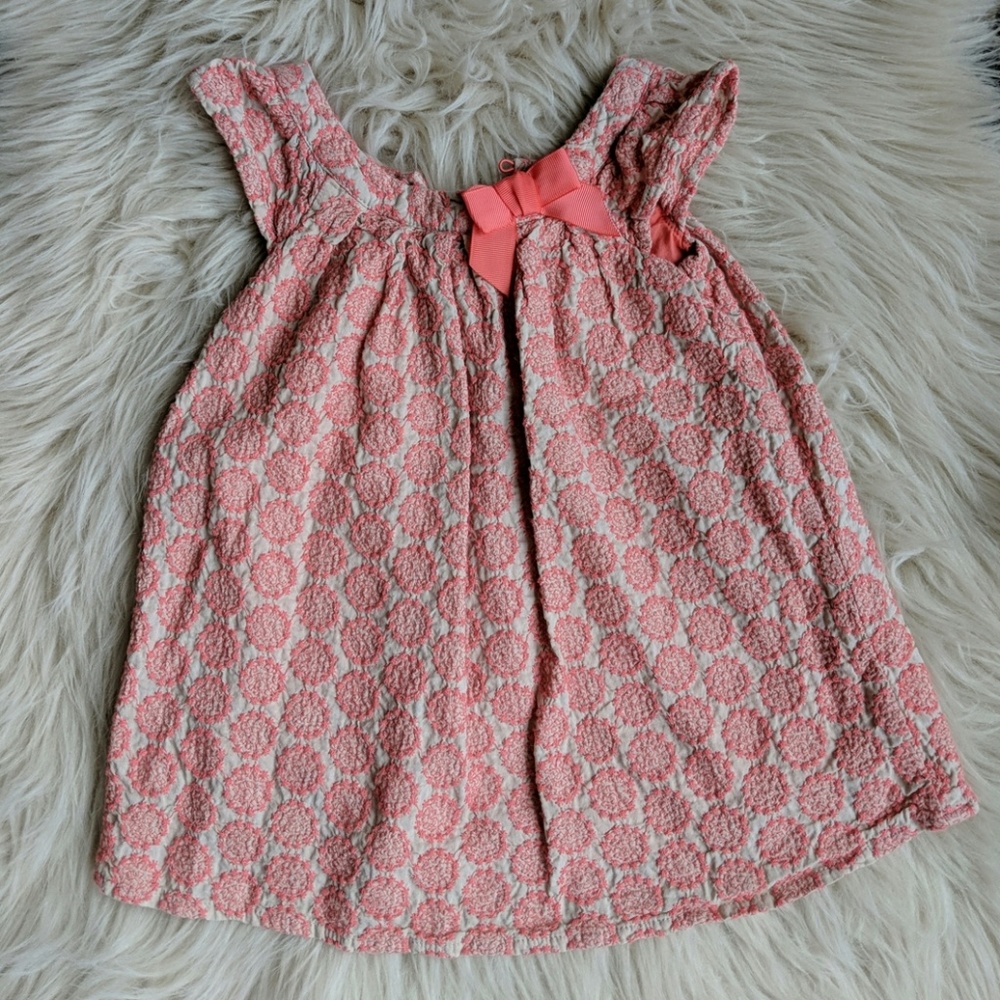 Cherokee Coral Embroidered Dress